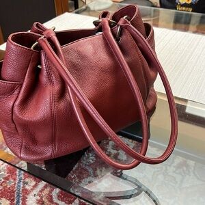 Hobo International Maria Red Pebbled leather bag